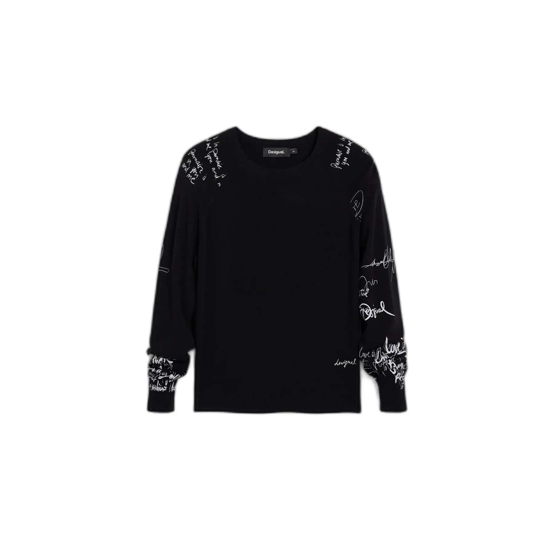 Desigual Women's Noir Woman Sweater Marquette