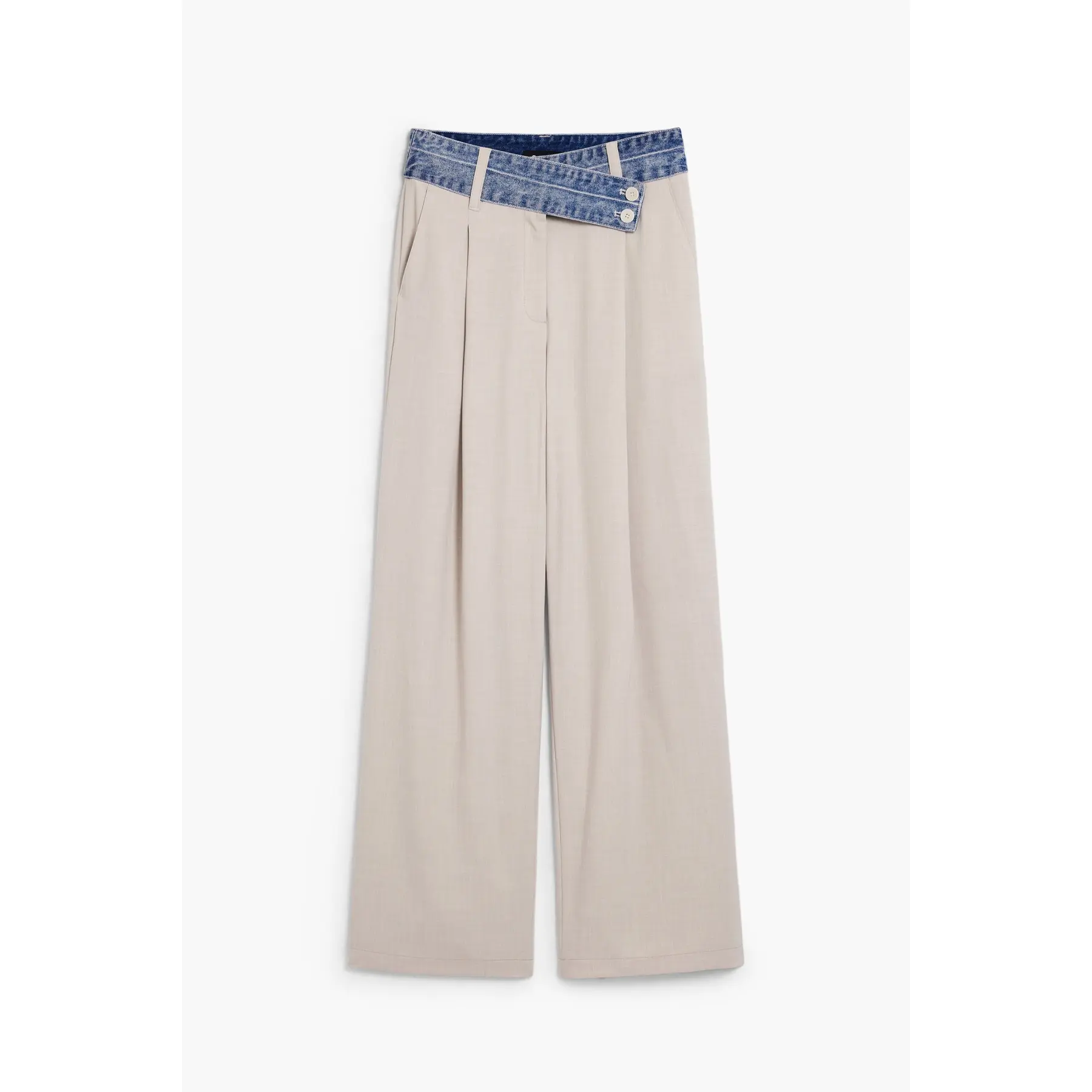 Desigual Donna Beige Pantaloni Da Isis