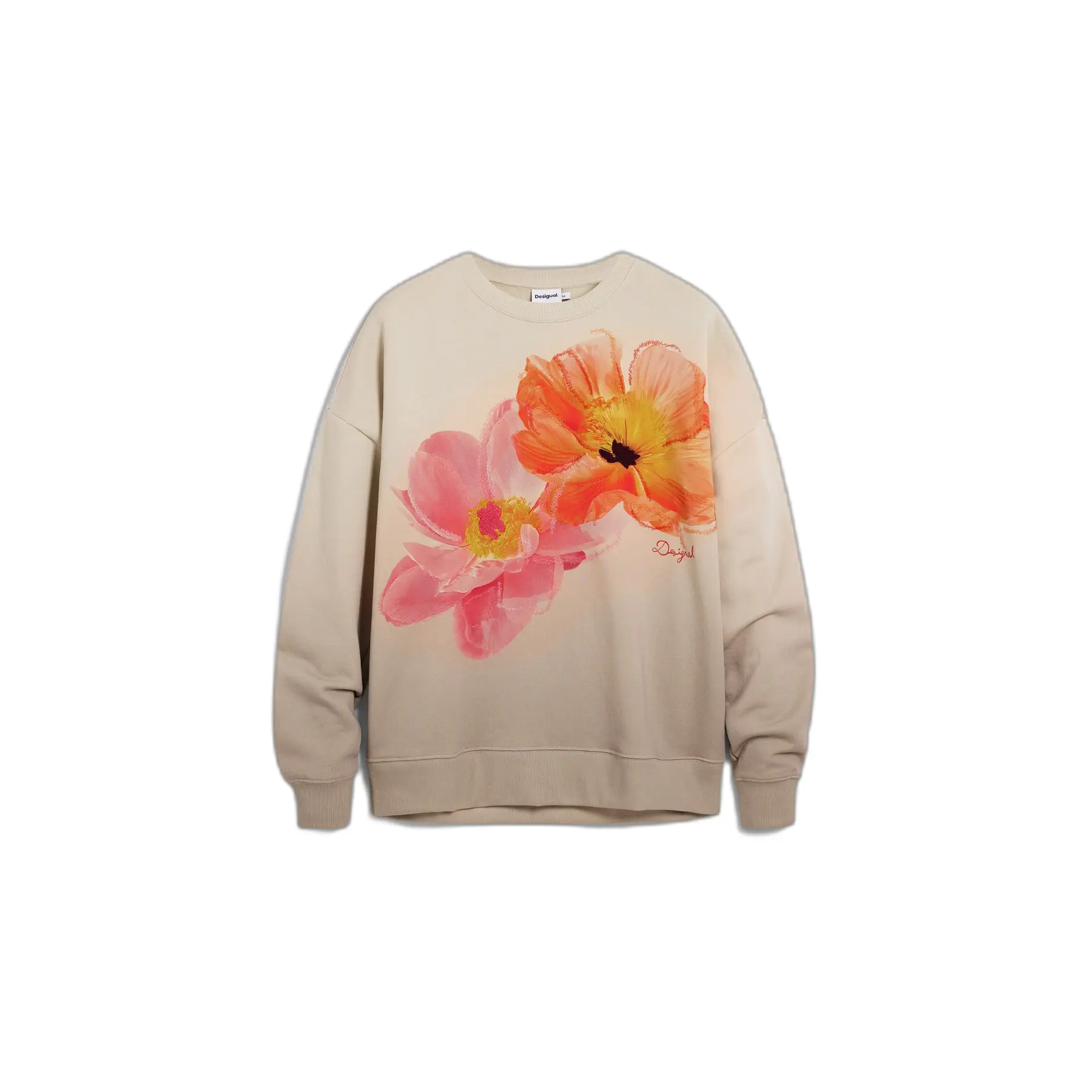 Desigual Women's Beige Sweatshirt Woman Noah