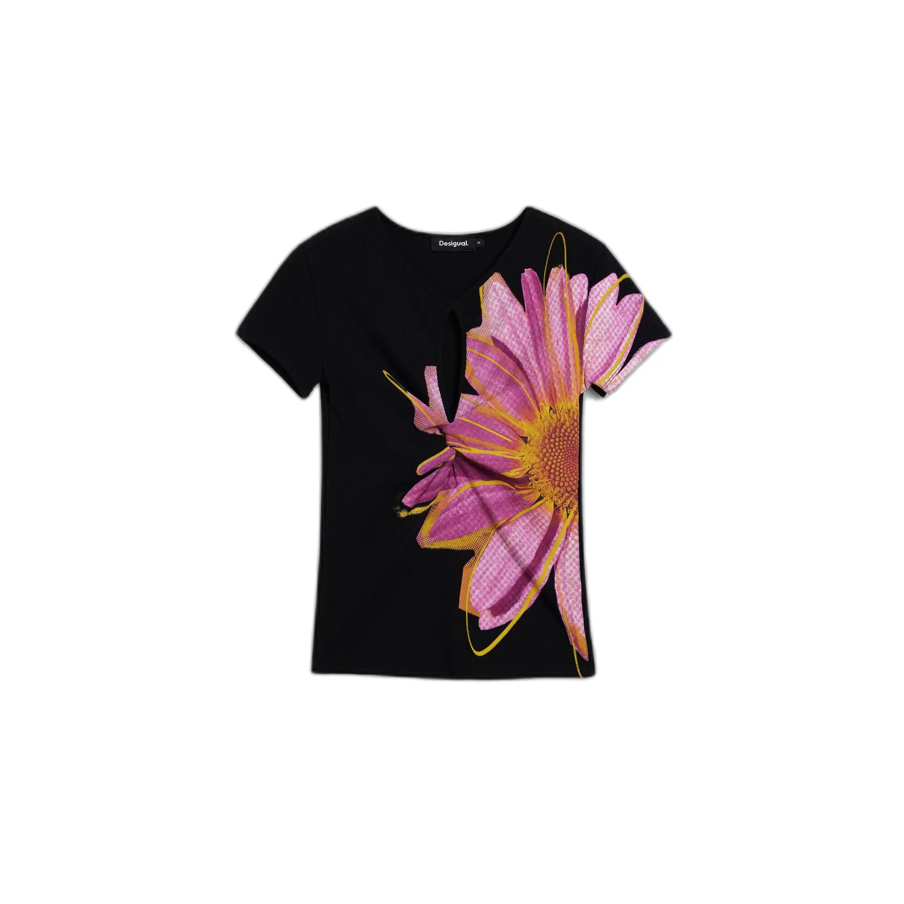 Desigual Donna Noir T-Shirt Da Dublin