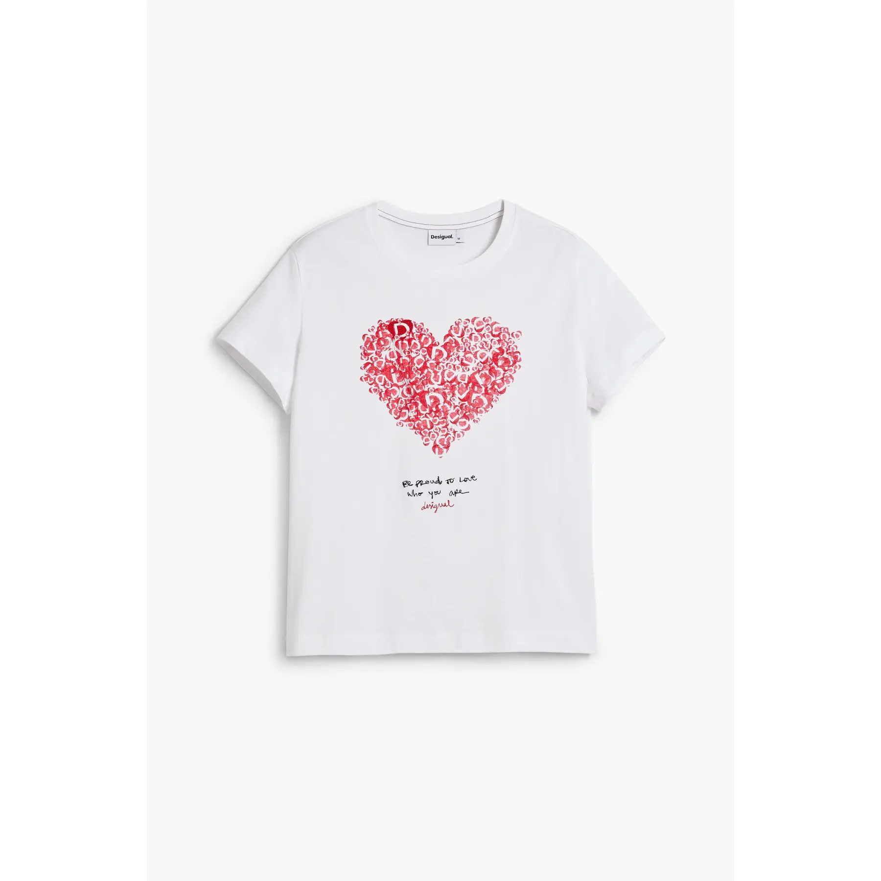 Desigual Donna Blanc T-Shirt Da Cor