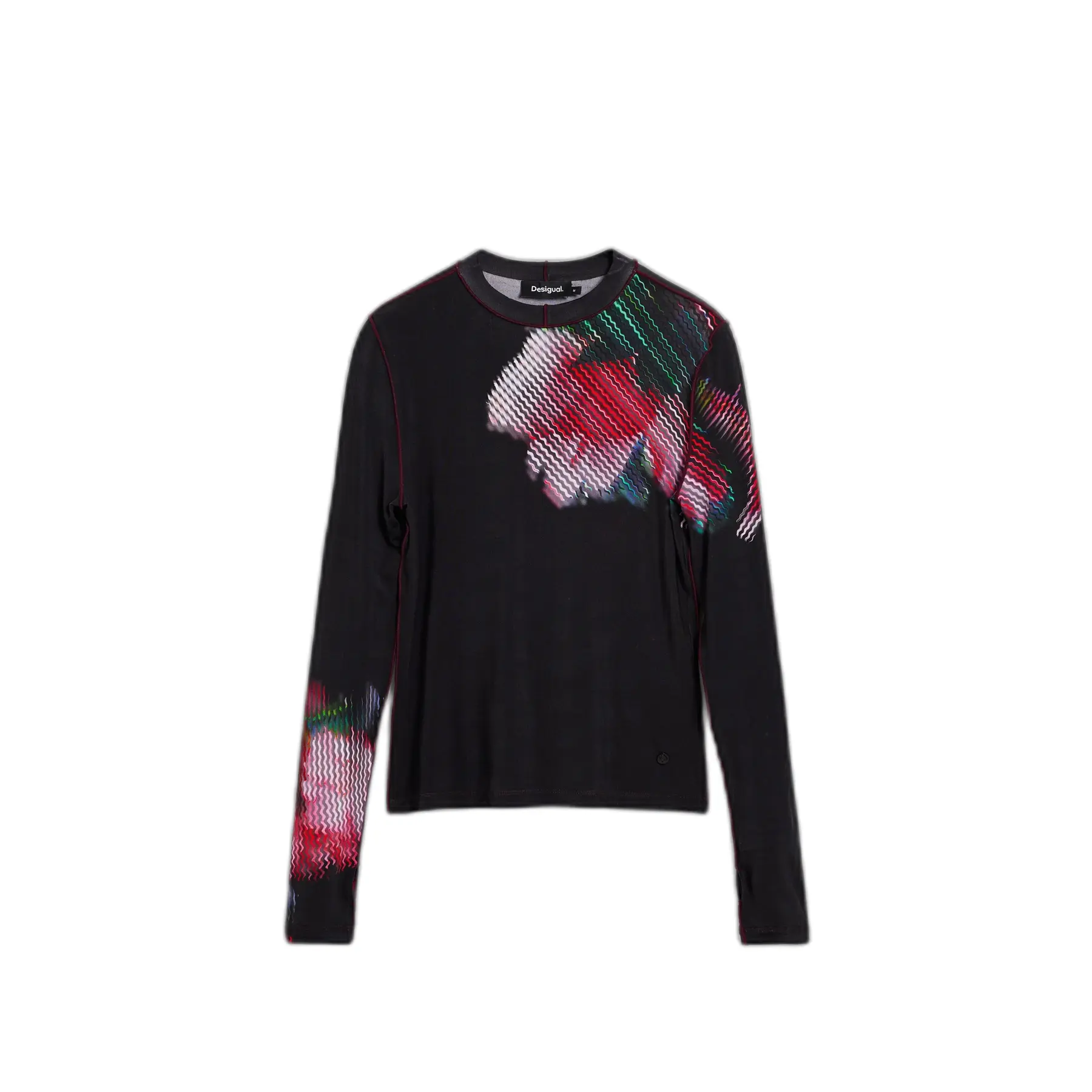 Desigual Damen Noir Langarmshirt Estambul