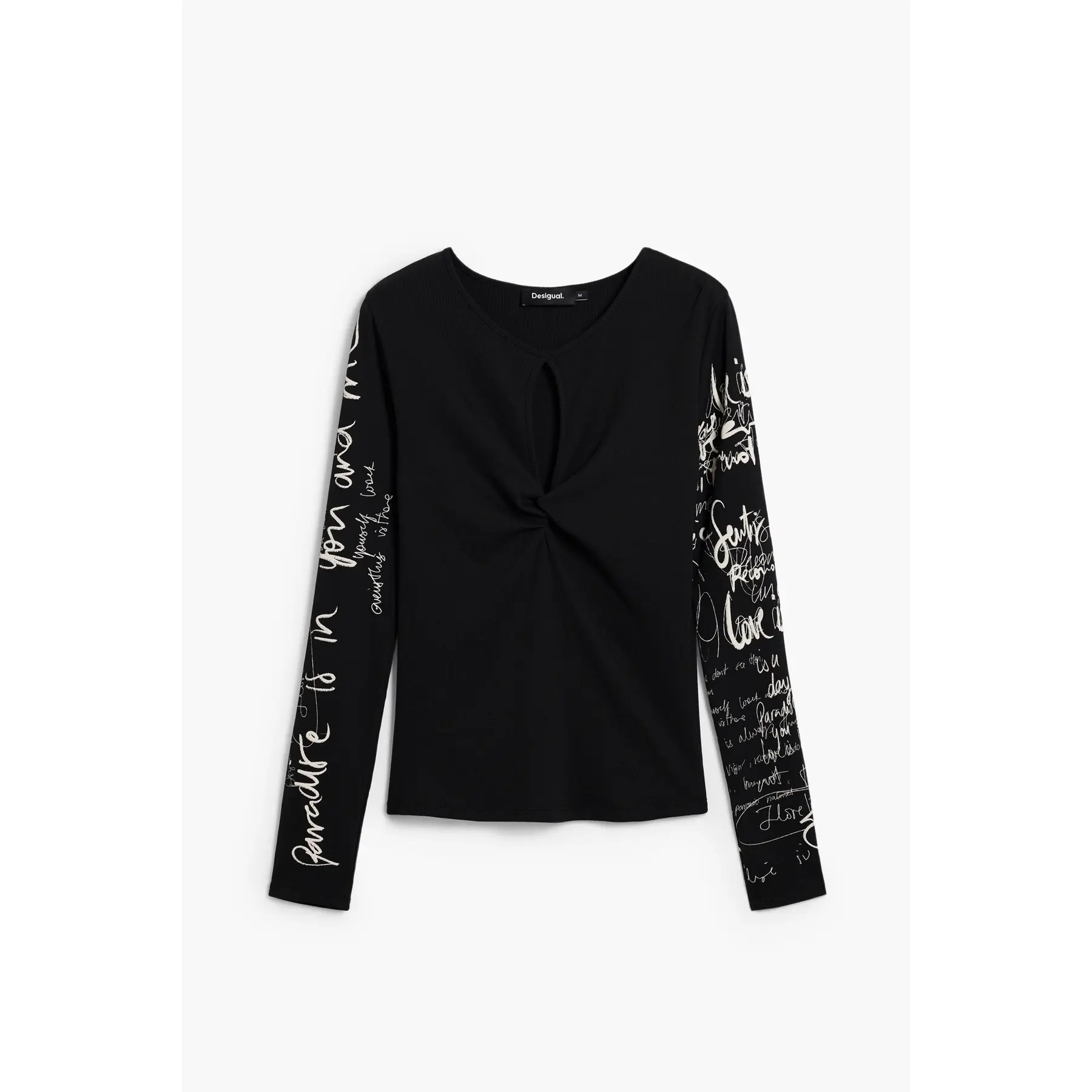 Desigual Damen Noir Langarmshirt Zagreb