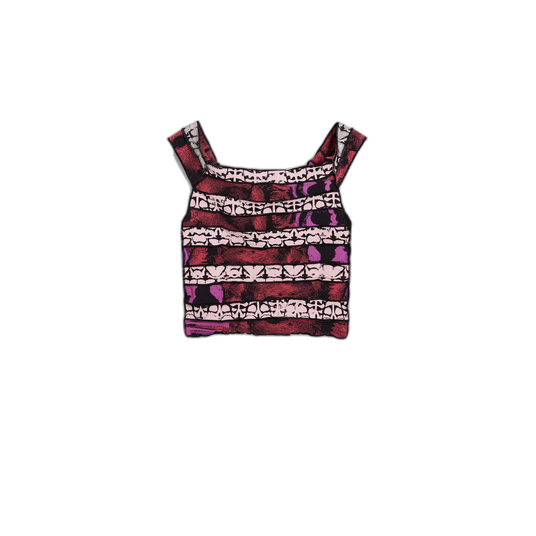 Desigual Damen Rouge -Top Lacroix