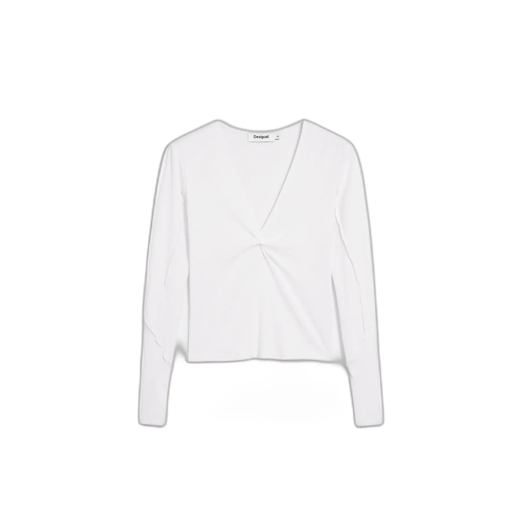 T-shirt a maniche lunghe col V donna  Napoles