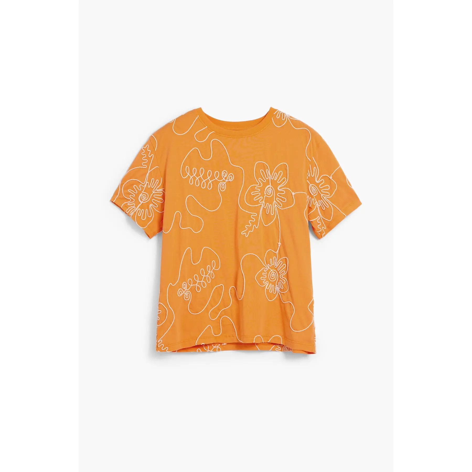 Desigual Damen Orange T-Shirt Genova
