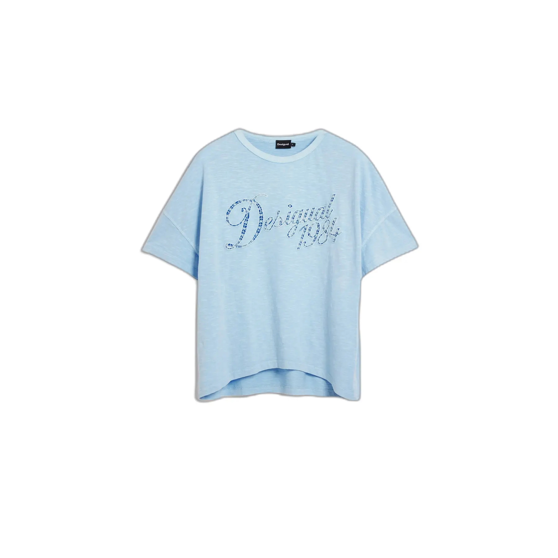 Desigual Donna Bleu T-Shirt Da Palmer