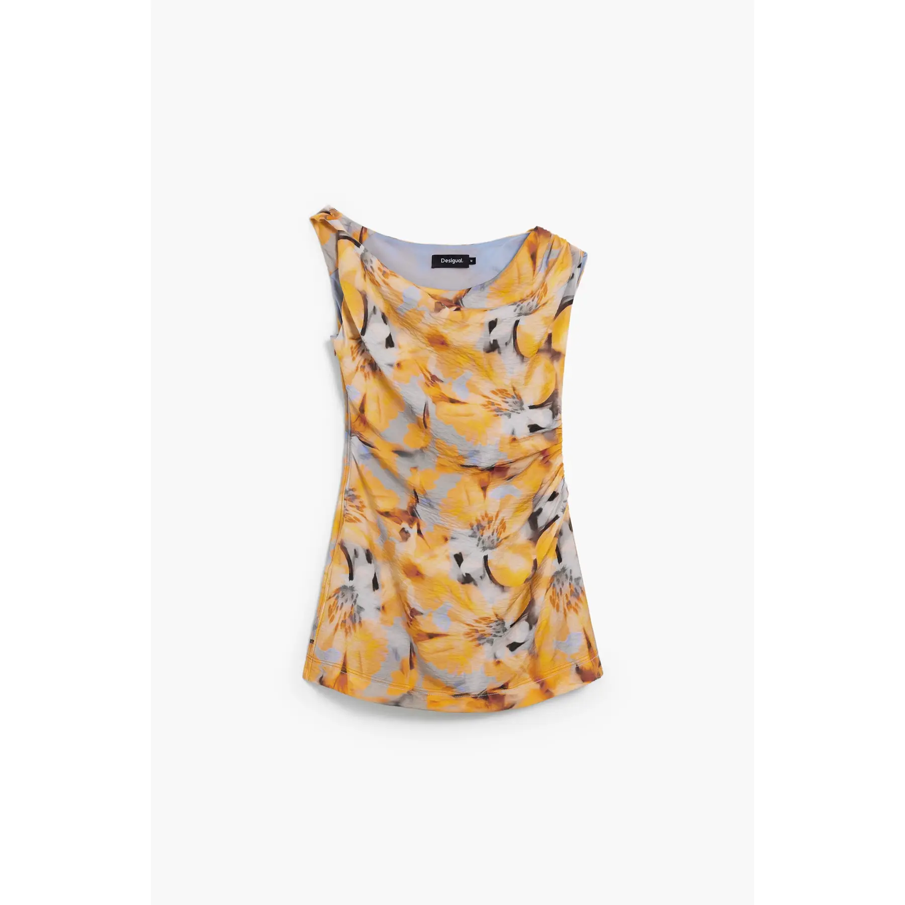 Desigual Damen Jaune Kleid Sol