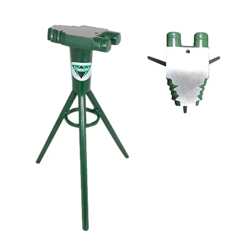 Comparer les prix de Outils de maréchalerie mini enclume avec Support en T Diamond Stall Jack