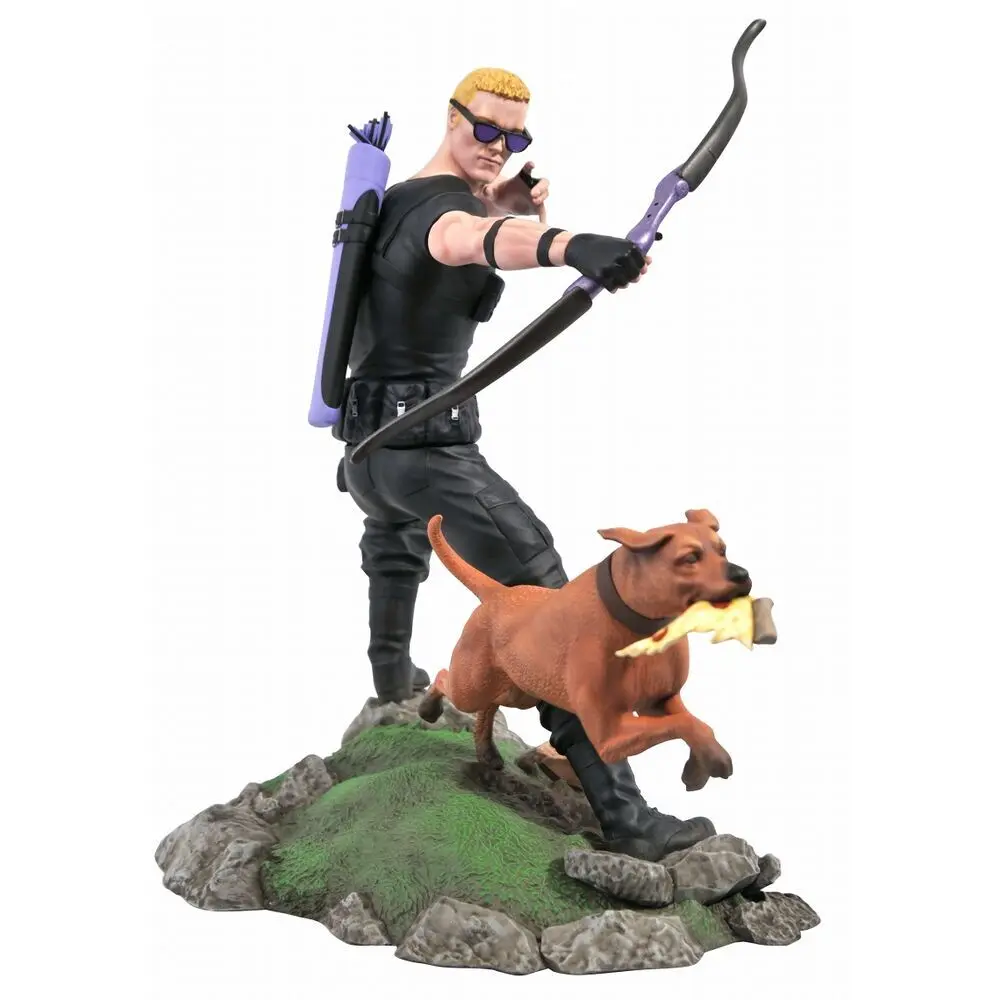 0699788839126 - Statuette Marvel Gallery Comic Hawkeye + Dog Diorama