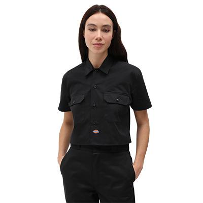 0195438428103 - Work Shirt Kurzarmhemd schwarz
