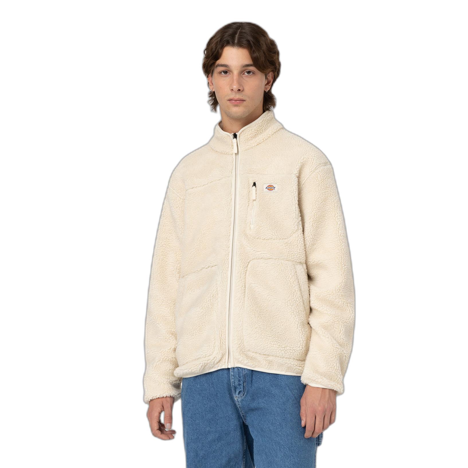 0196246824644 - Fleecejacke mit Label-Patch Modell HOPE 0196246824644 - Fleecejacke mit Label-Patch Modell HOPE