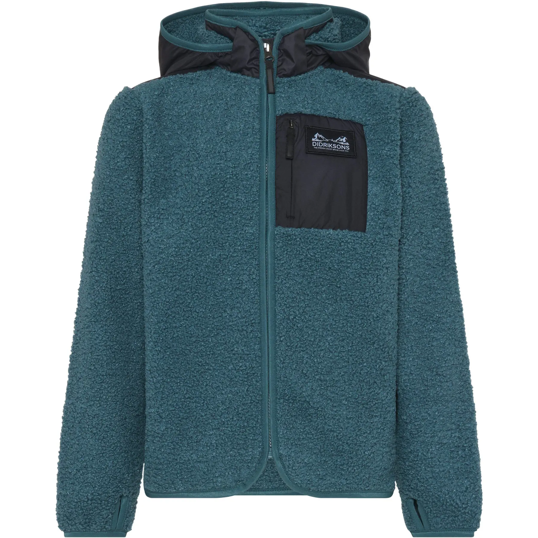 7333371397954 - Kinder Fleecejacke mit Kapuze und durchgehendem Reißverschluss Exa 3