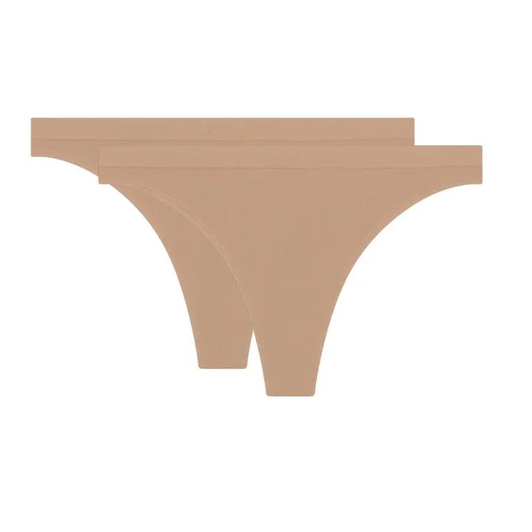 Set di 2 stringhe donna DIM Microfibre Pockets Eco