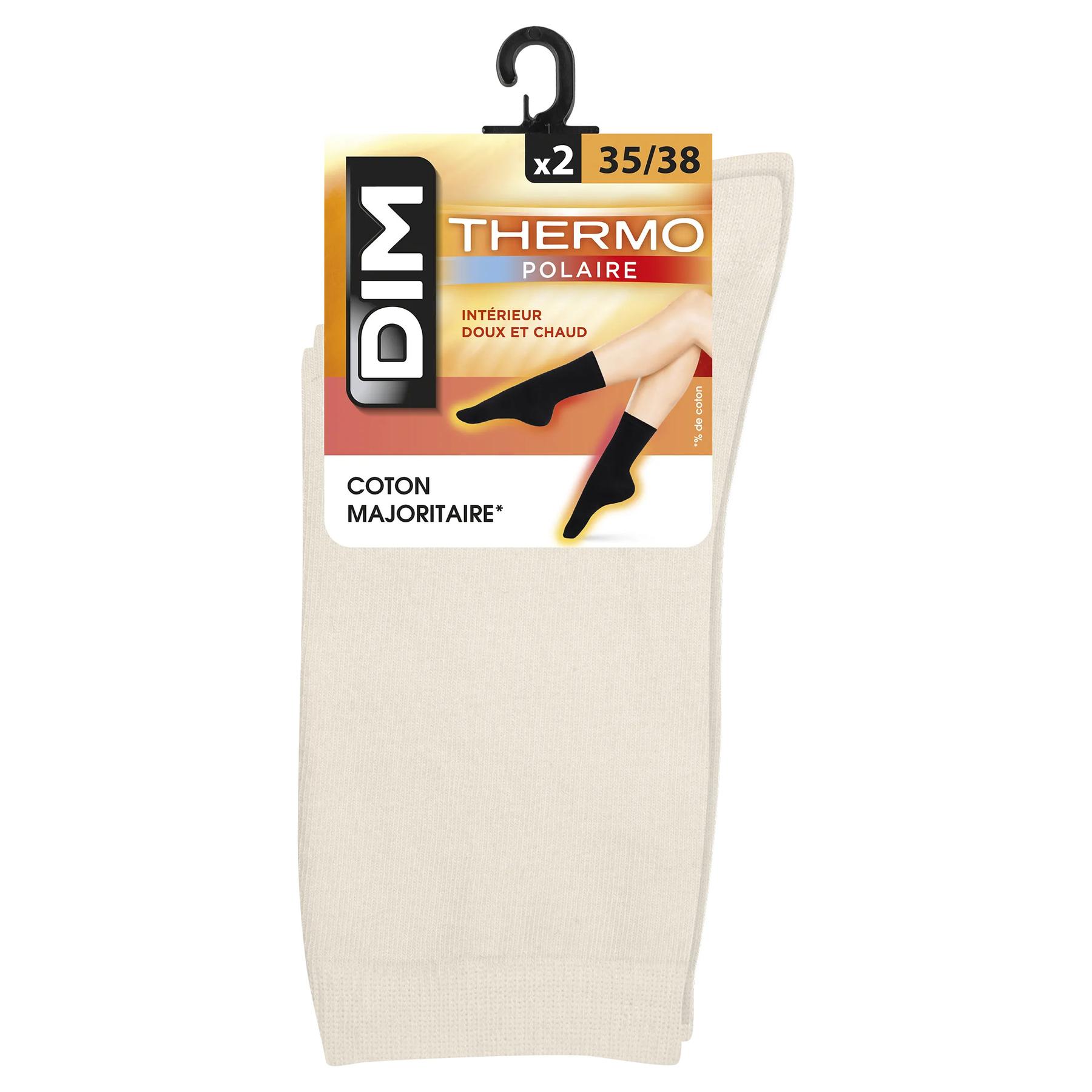 3610863323276 - 2 Paar Thermo-Fleece-Socken für Damen DIM