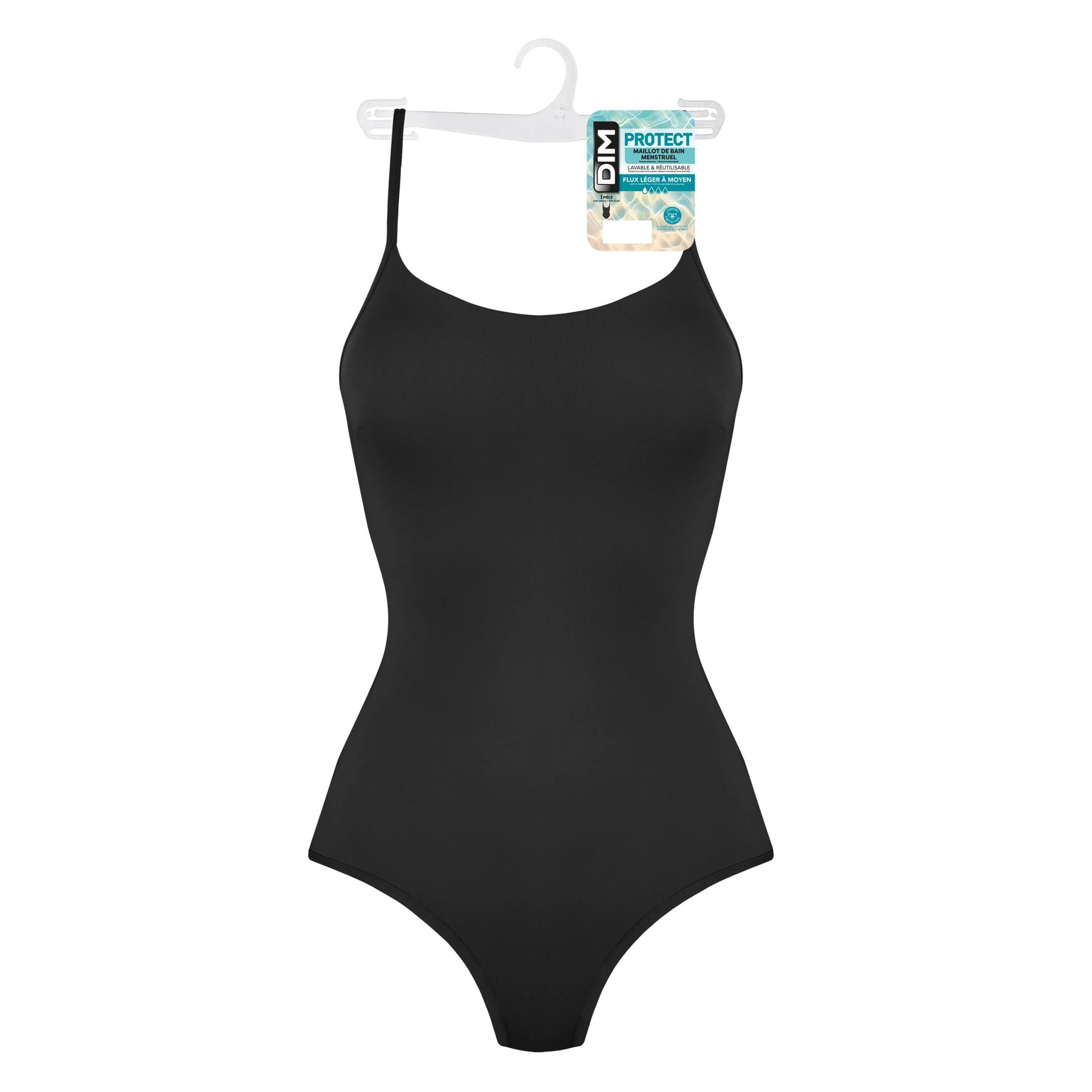 3610863294132 - Menstruelle Badeanzug für Frauen 1 Stück für leichte bis mittlere Flüsse DIM Protect