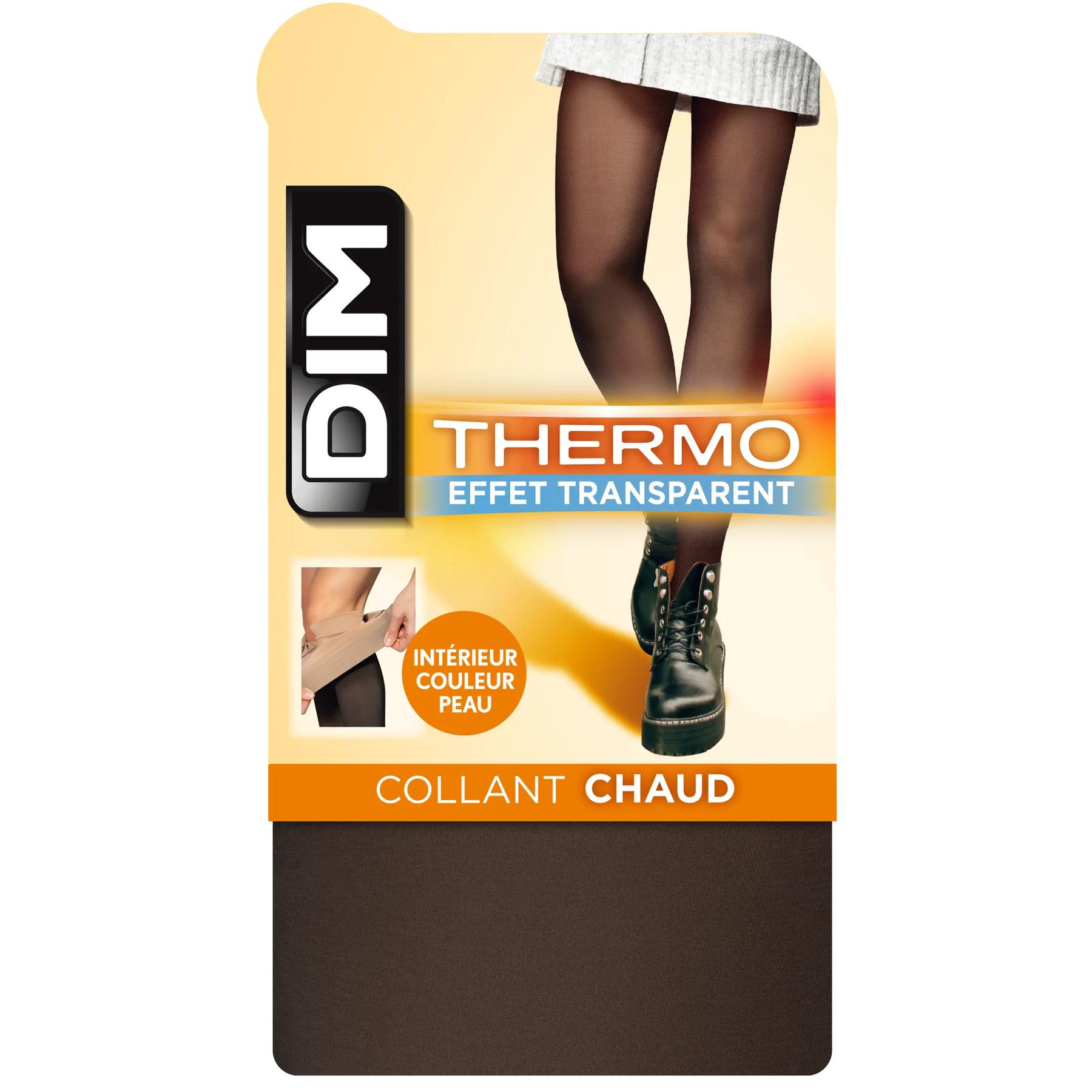 Collant Caldo e Trasparente donna DIM Thermo