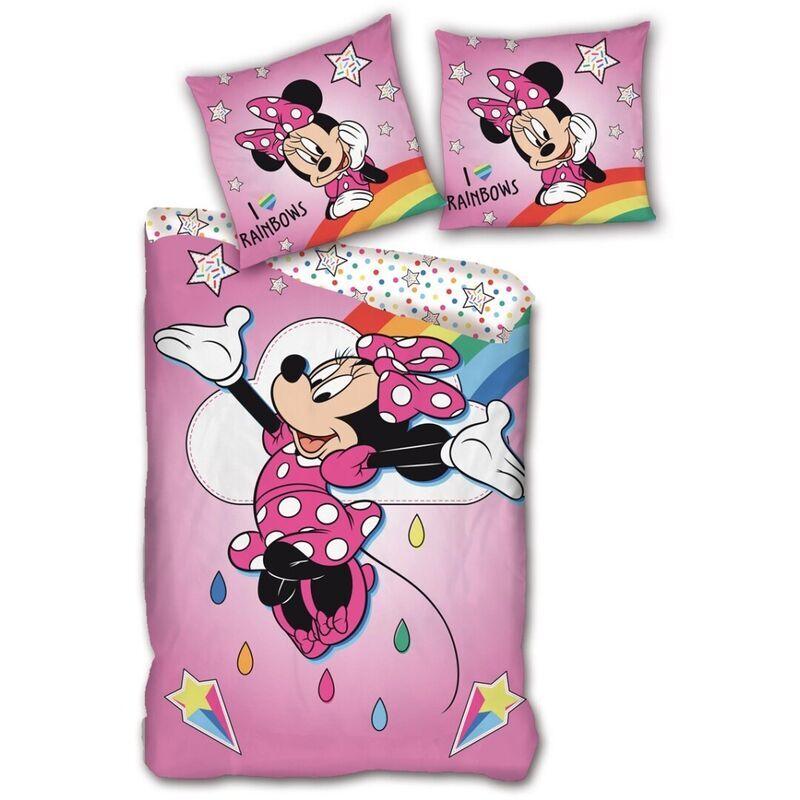 5407007984695 - Minnie Mouse Bettwäsche Set – 140 x 200 cm aus 100% Mikrofaser