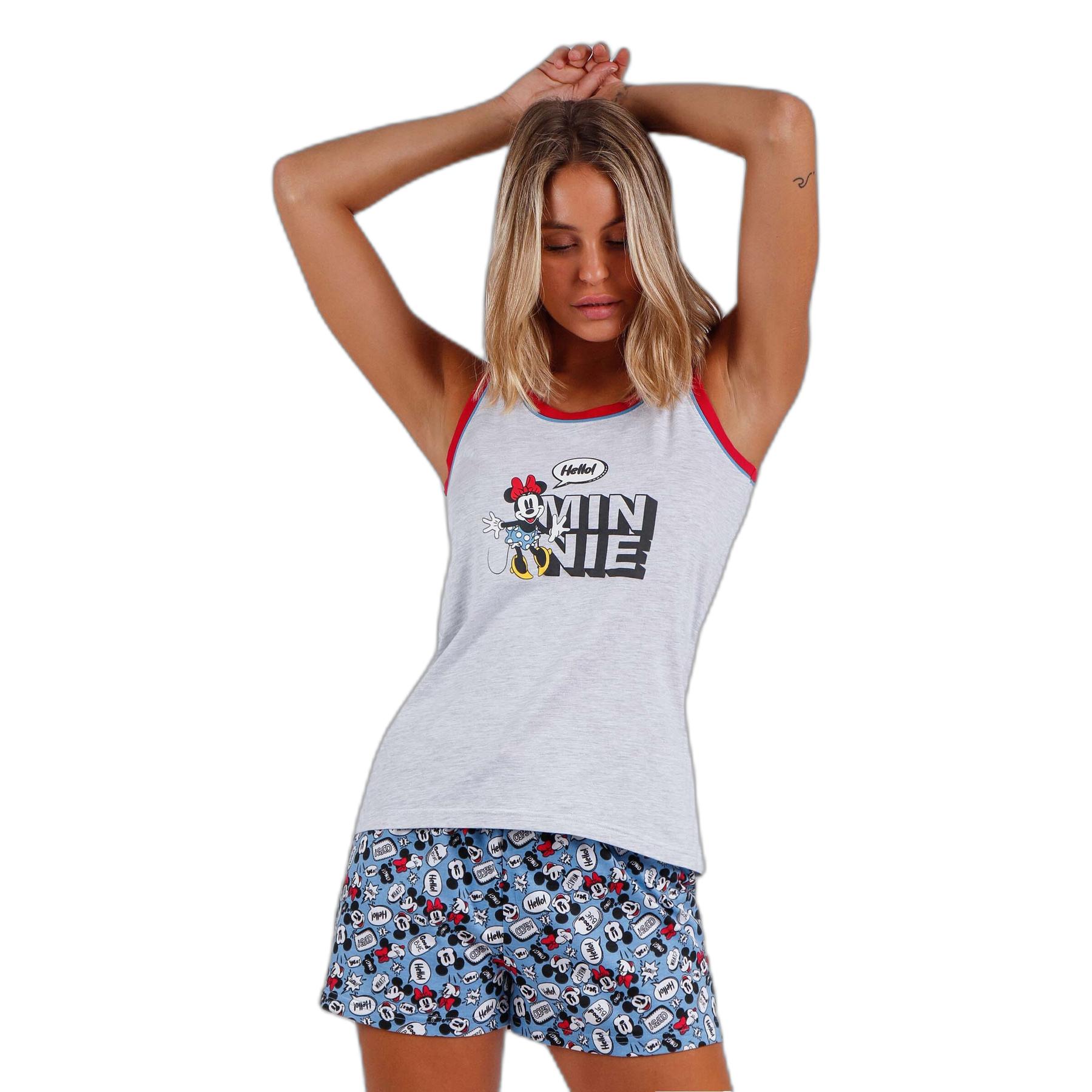 8433623694622 - Ärmelloses Damenpyjama Hello Mickey