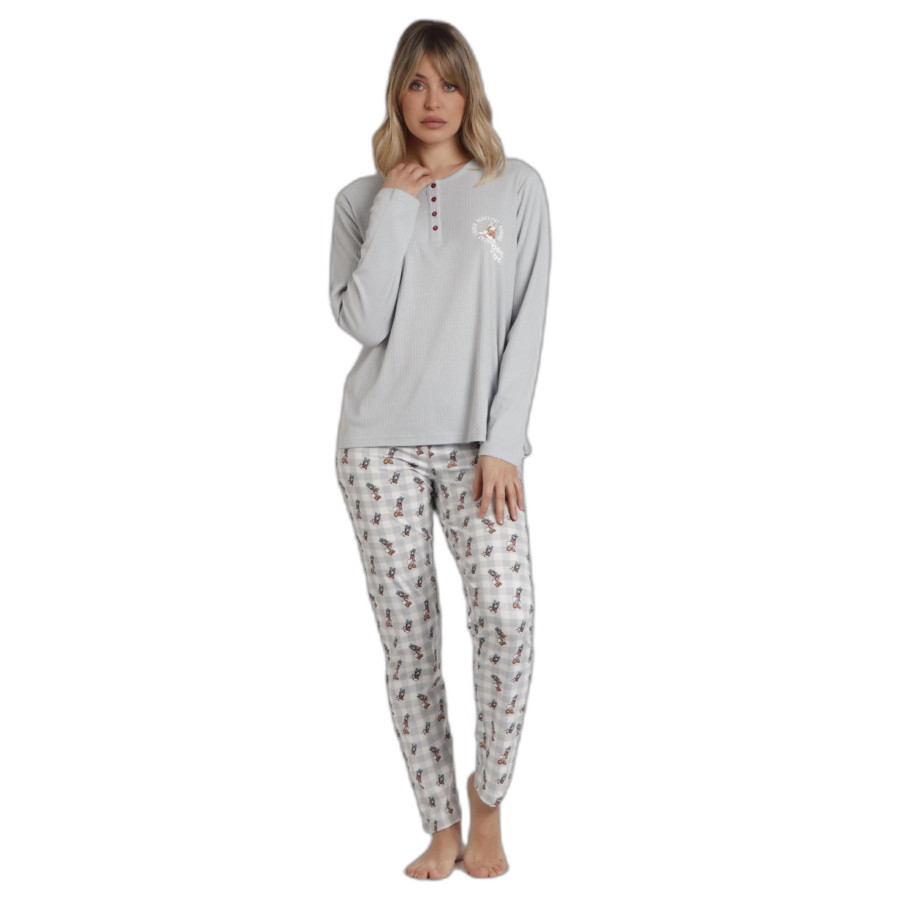8433623808104 - Damen Langarm-Pyjama Daisy You are so Beautiful