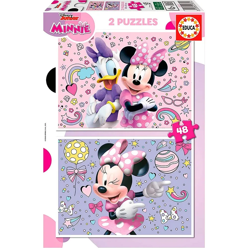 Lot von 96 Doppelpuzzles Disney Minnie