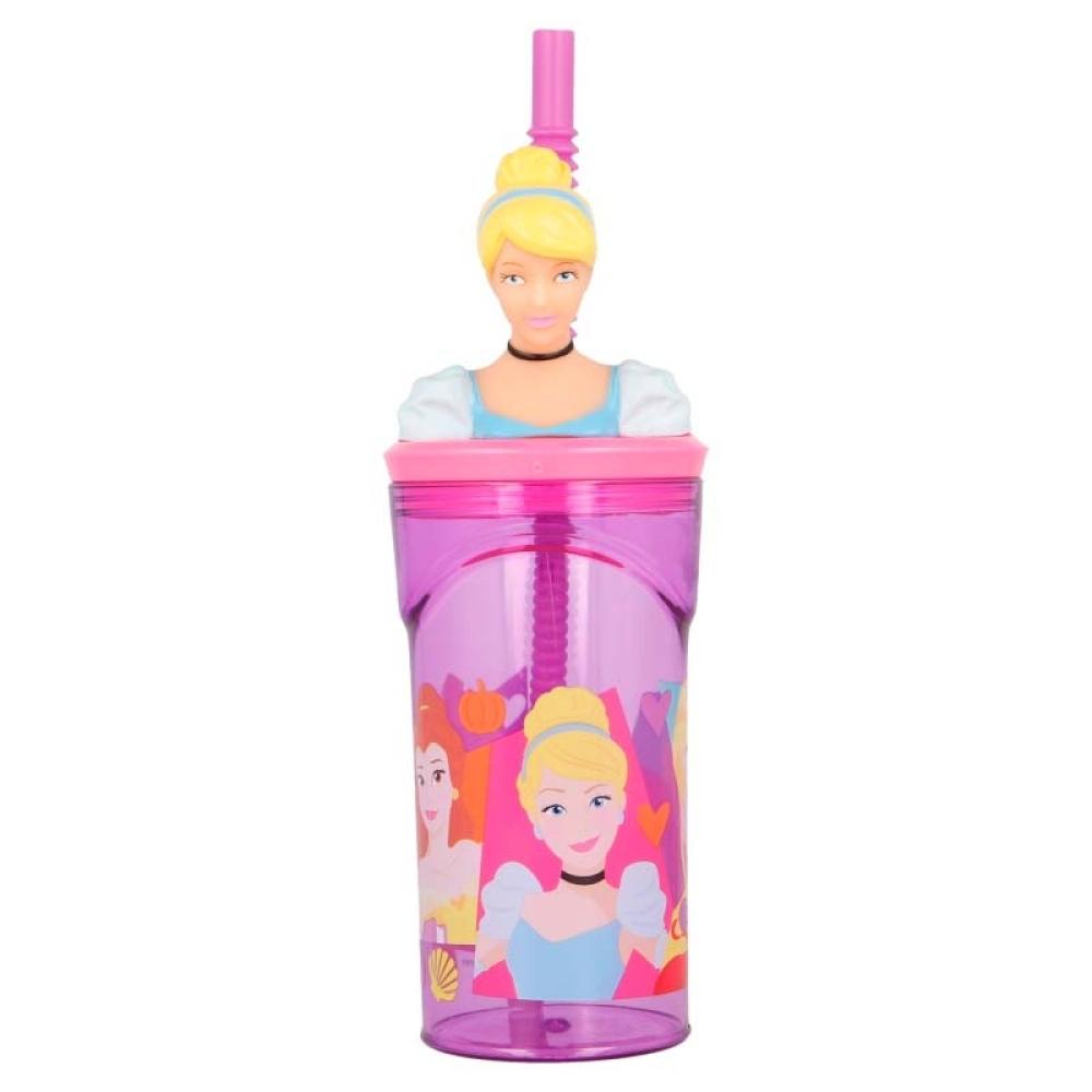 8412497512669 - DISNEY PRINCESS 3D figurine tumbler bottle 360 ml