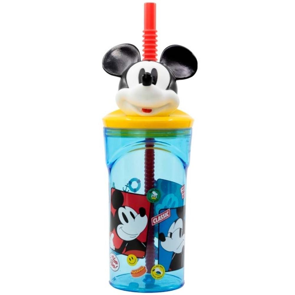 8412497743667 - Glas mit Strohhalm Mickey