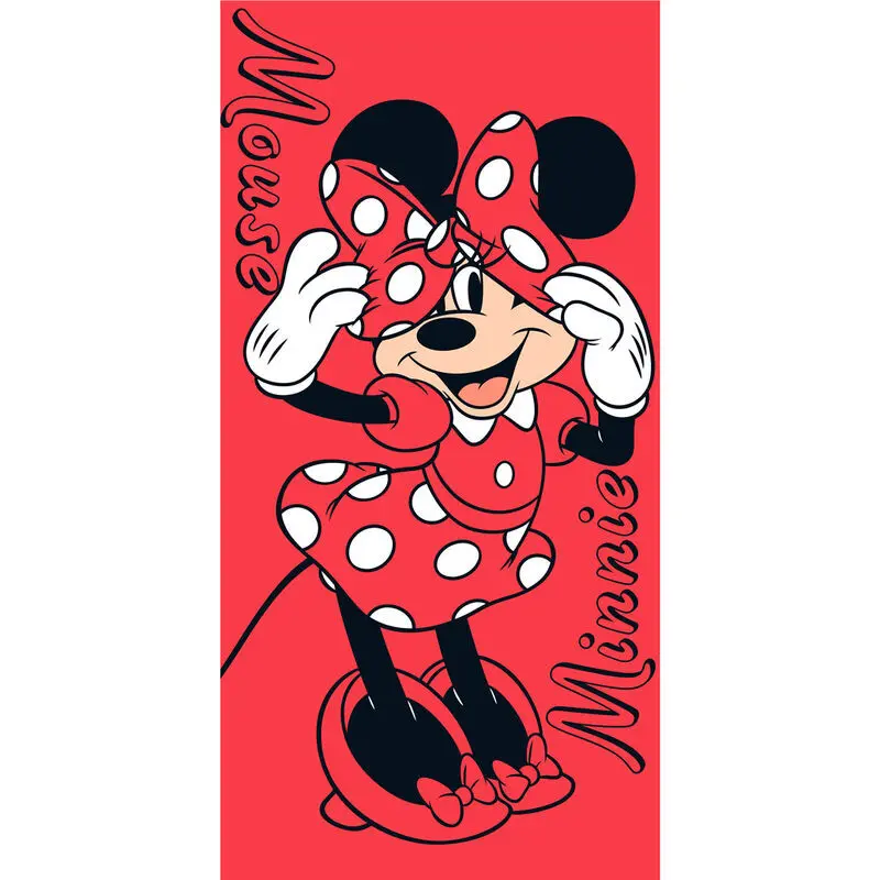 Strandtuch aus Baumwolle, Mädchen Disney Minnie