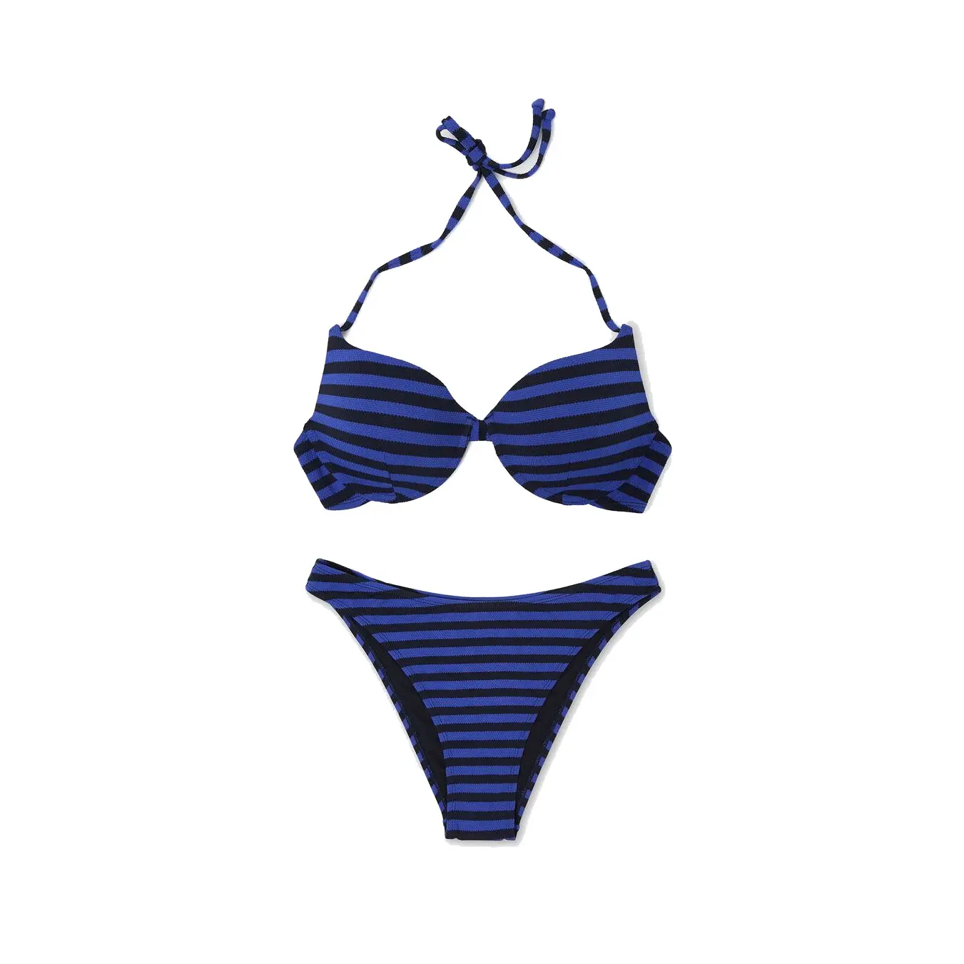 Top di costumi da bagno imbottito a righe donna  Iskea 263