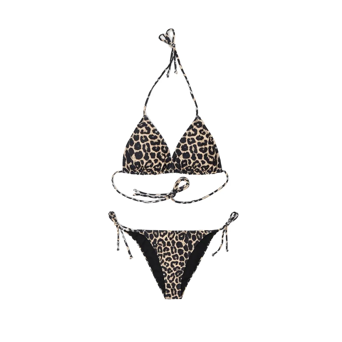 Haut di bikini a triangolo stampato animale donna  Tri 263