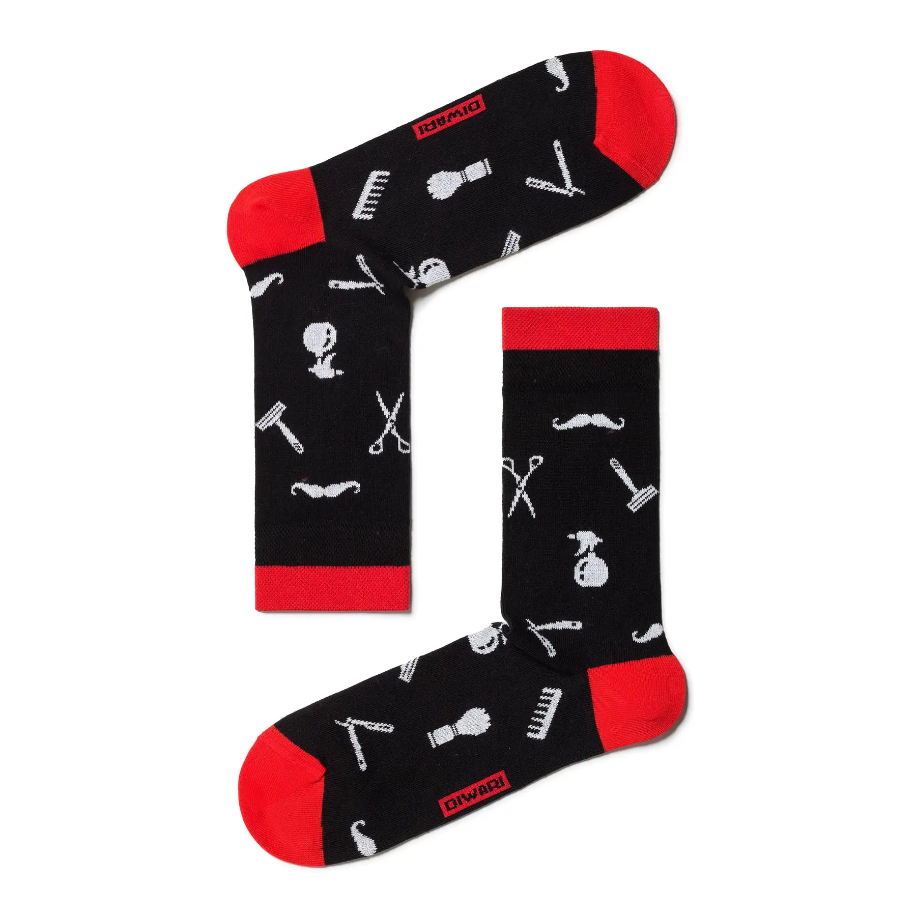 Cotton Patterned Socks Diwari Happy Barber