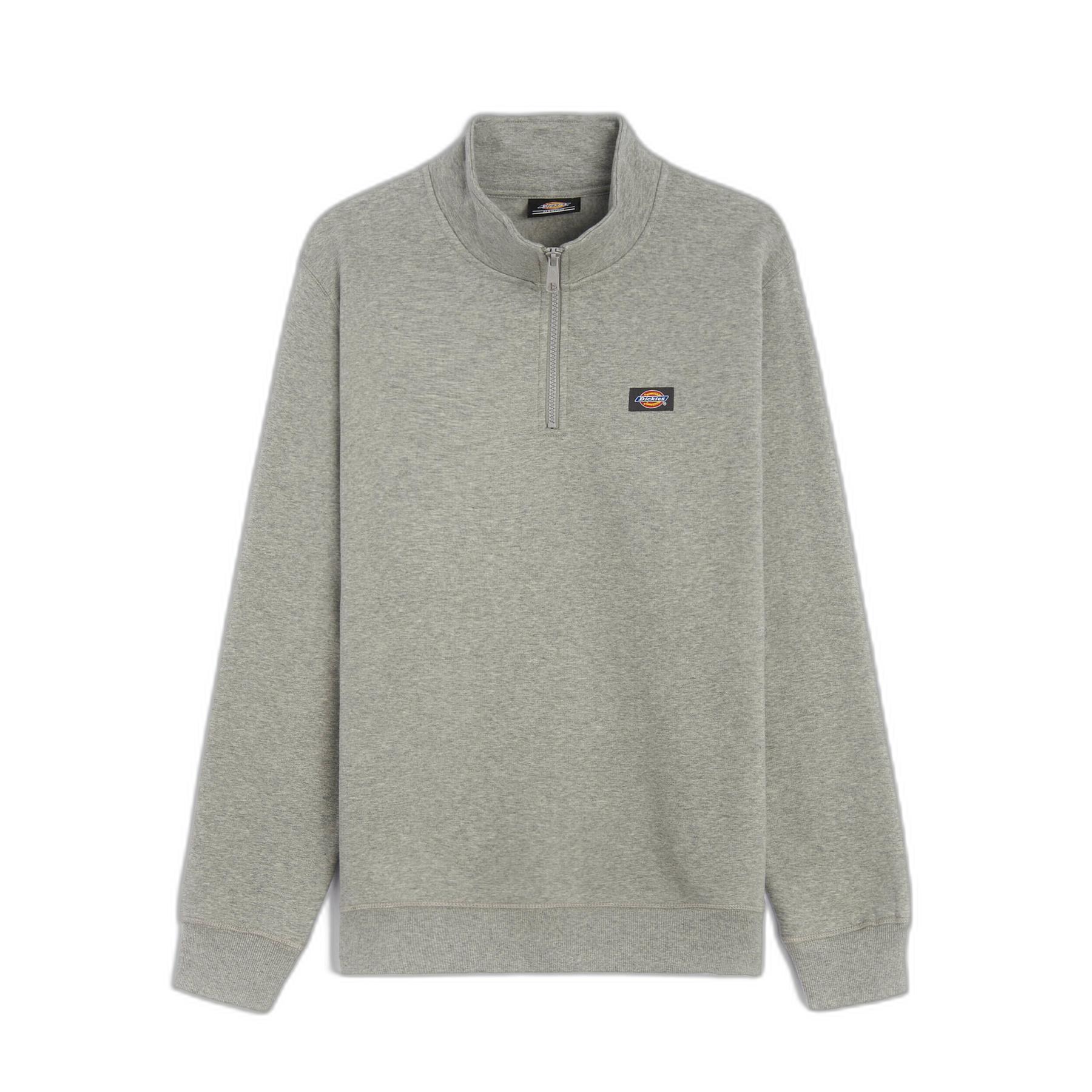 0194904330254 - - Oakport - Sweatshirt in Grau mit 1 4-Reißverschluss