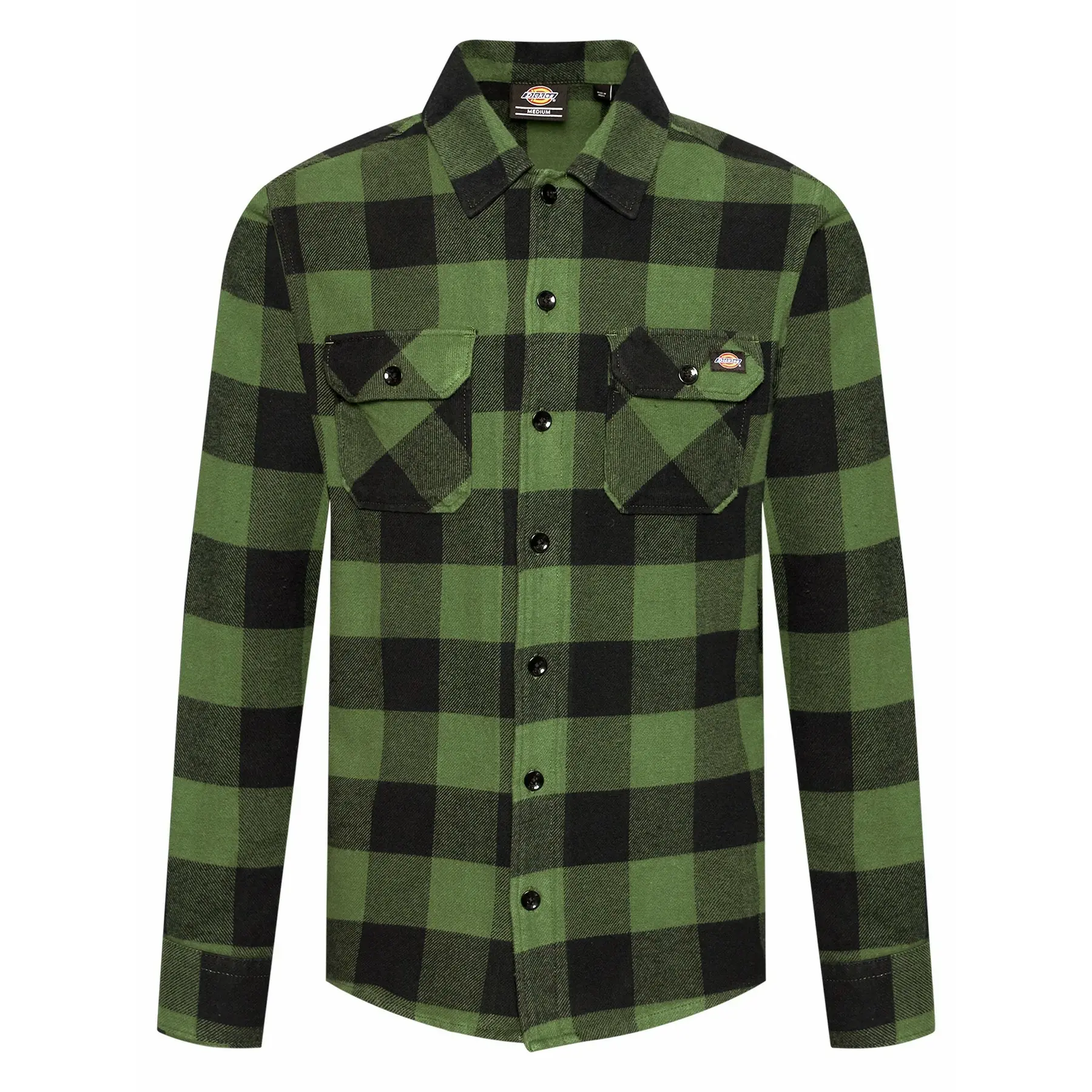 0194904336157 - - New Sacramento - Kariertes Hemd in Tannengrün