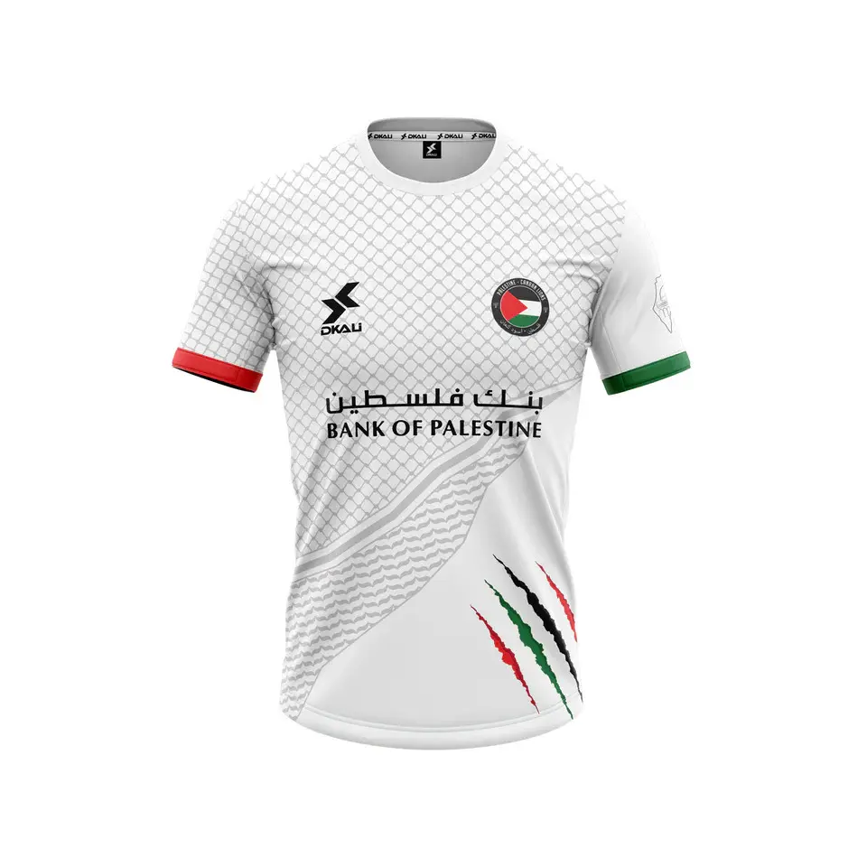Maillot Palestine 2025/2026 – DKALI Officiel – Noir/Vert