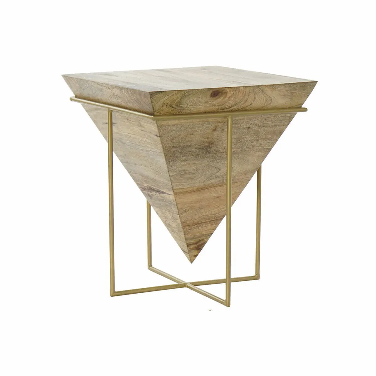 Table+d%27appoint+en+metal+bois+de+manguier+DKD+Home+Decor