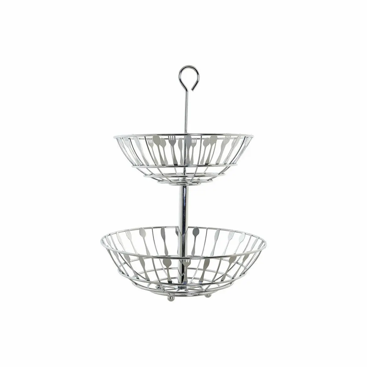 8424001851669 - Obstkorb aus Metall und Kunststoff (x12)