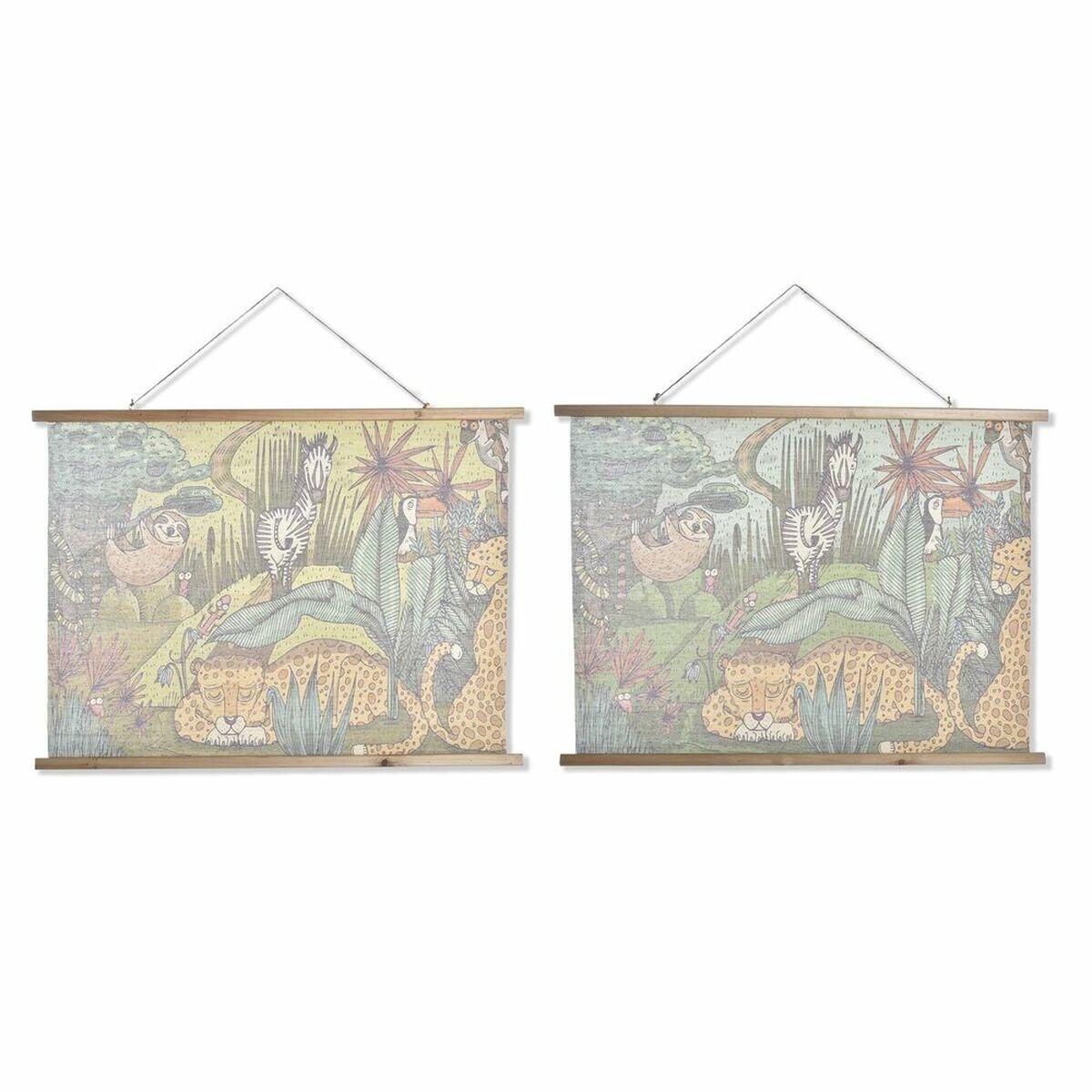 8424001954049 - Bild Für Kinder tiere 100 x 2 x 75 cm (2 Stück)