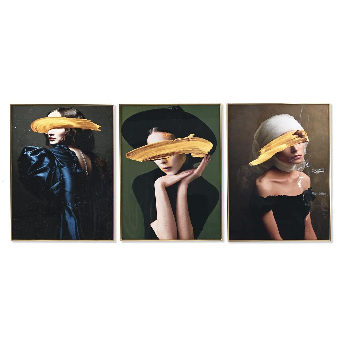 8424001991365 - Nicht Zutreffend - Bild dkd Home Decor Damen Moderne (60 x 3 x 80 cm) (3 Stück)