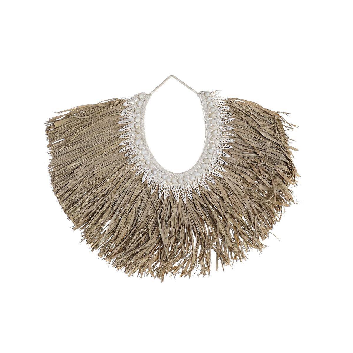 8424001957897 - Nicht Zutreffend - Wanddekoration dkd Home Decor Beige Braun Muscheln Faser (70 x 3 x 57 cm)