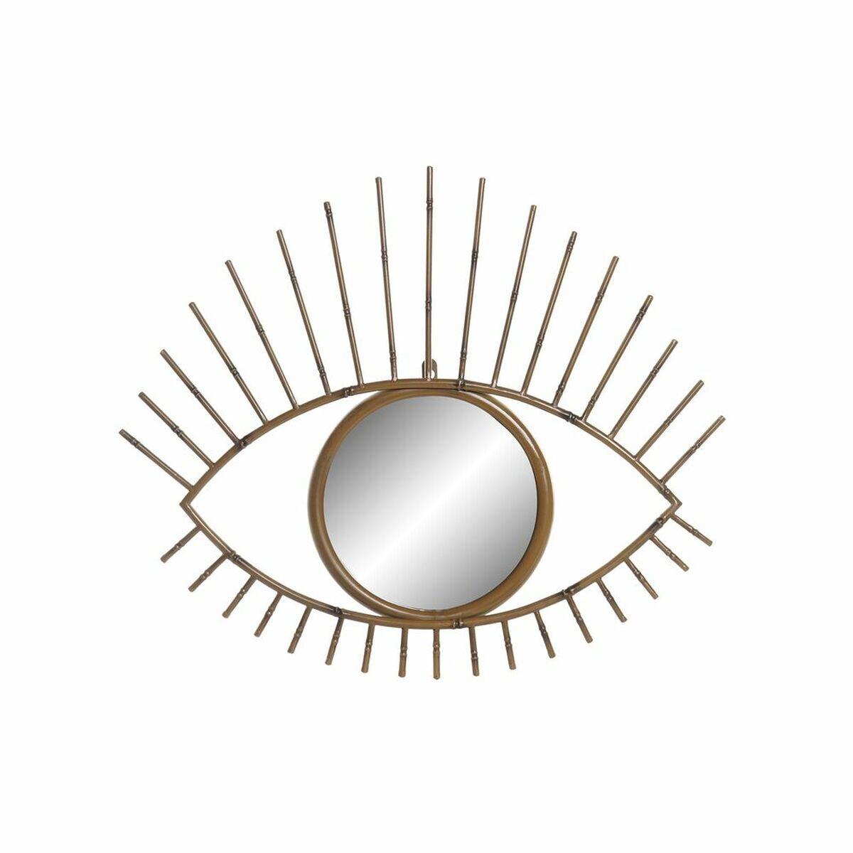 8424001972753 - Dkd Home Decor - Metallspiegel 63x4x53 natürliches Eye Metallmaterial Mehrfarbige Farbfamilienspiegel Details