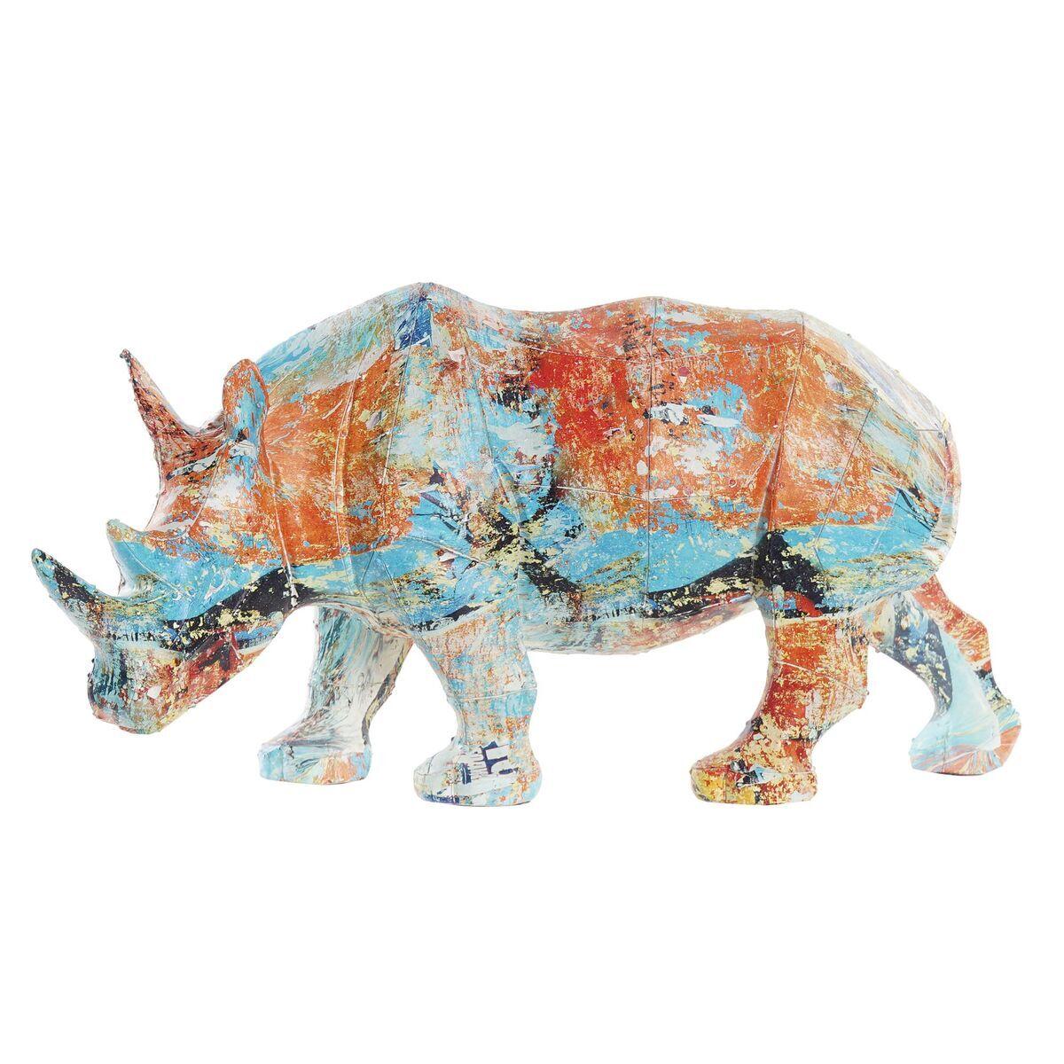 8424001947096 - Moderne Dekofigur Nashorn aus Kunstharz DKD Home Decor
