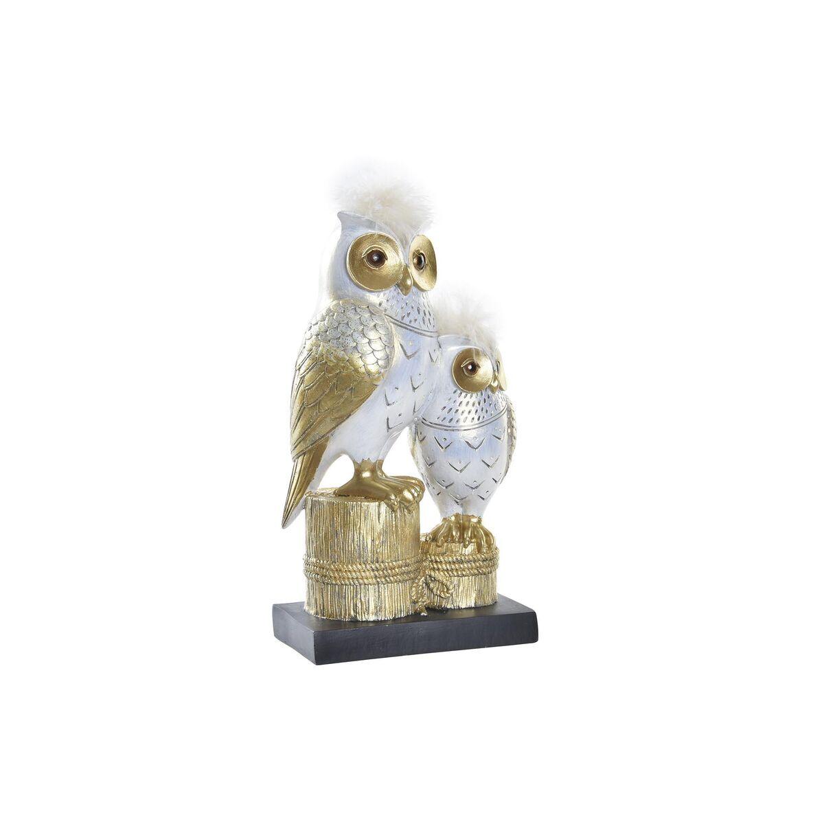 Figurine+decorative+traditionnel+hibou+en+resine+DKD+Home+Decor