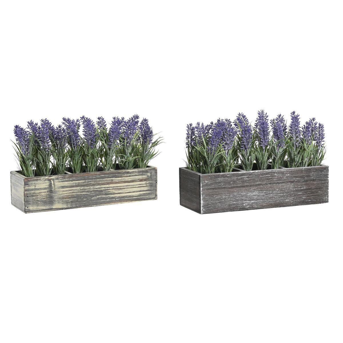 Plante+decorative+bois+polyethylene+DKD+Home+Decor+32x14x19,5+cm