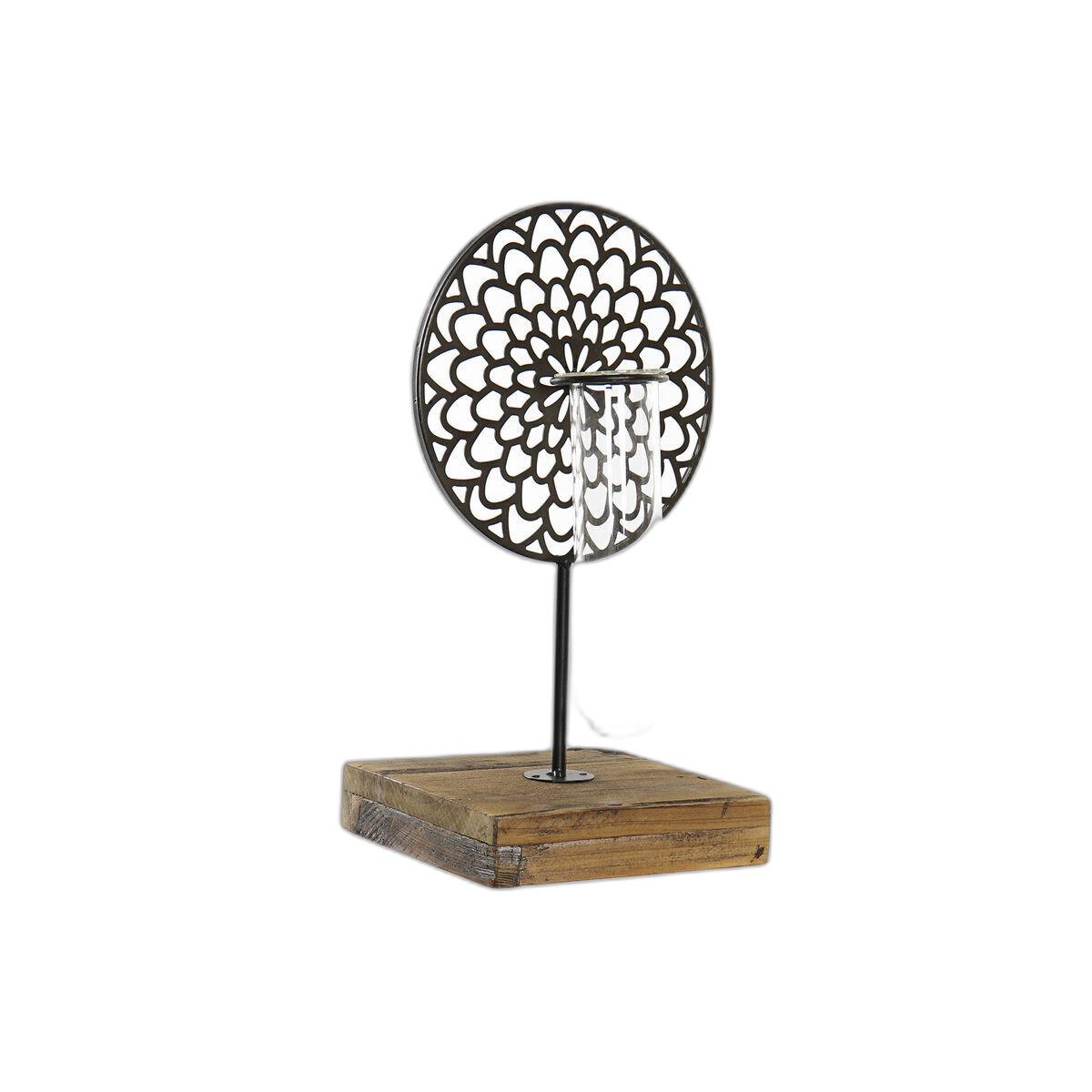 Bougeoir+verre+et+metal+DKD+Home+Decor