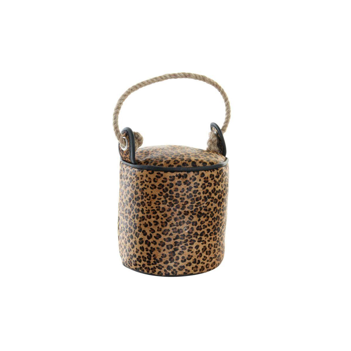 8424001853052 - Nicht Zutreffend - Türhalter dkd Home Decor Leopard Haut (19 x 19 x 19 cm)
