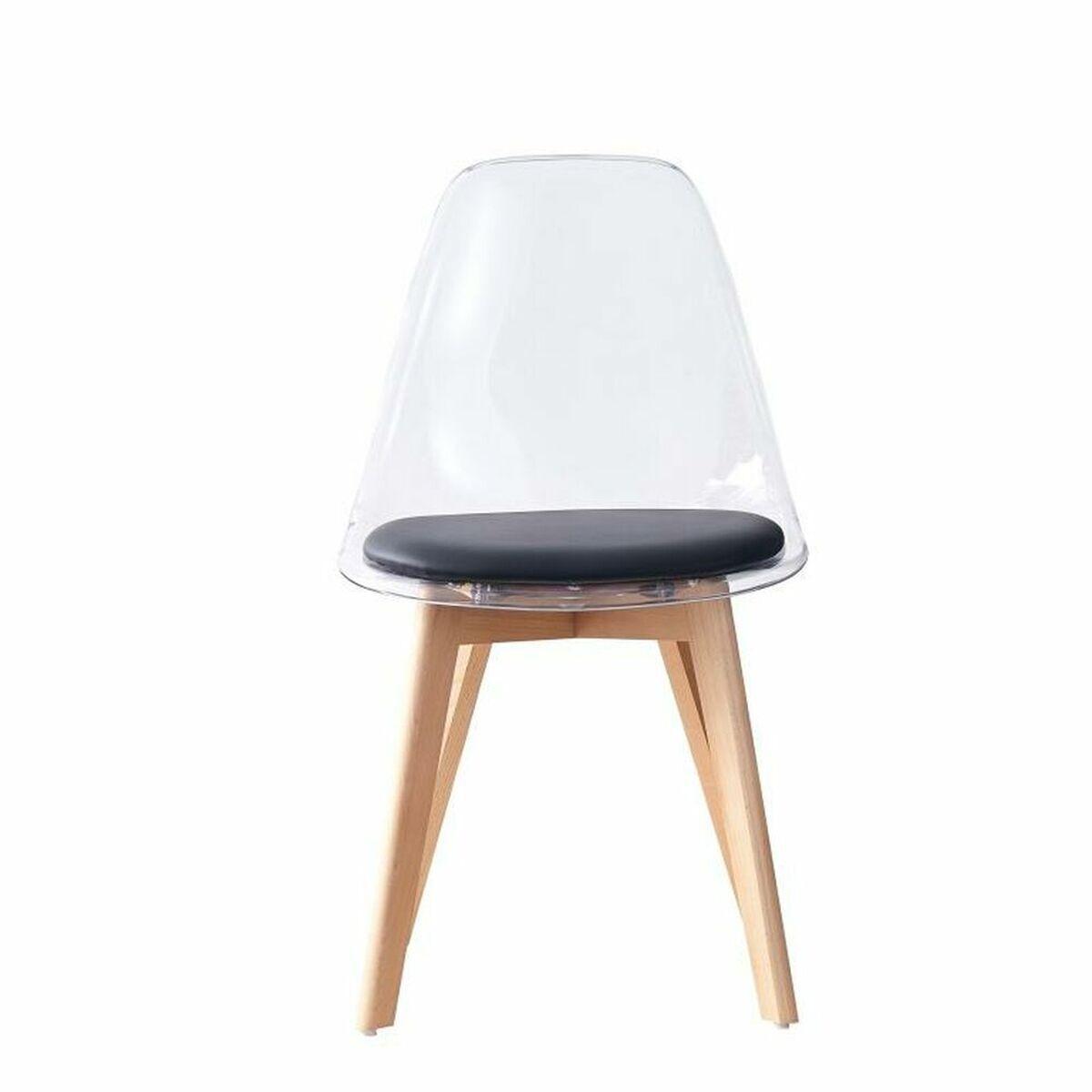 8424001941308 - Dkd Home Decor - Polycarbonat Holzstuhl 54x47x81 Schwarzes Polycarbonat Material Multikolor Polycarbonat Familienfarben und Stühle Details Details