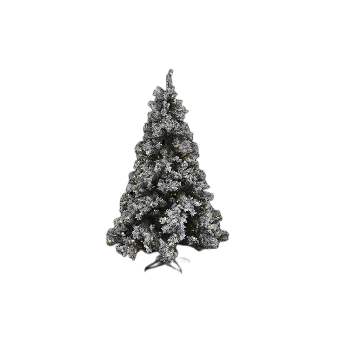 8424001985494 - Weihnachtsbaum Weiß grün Metall Polyäthylen Verschneit 130 x 130 x 218 cm
