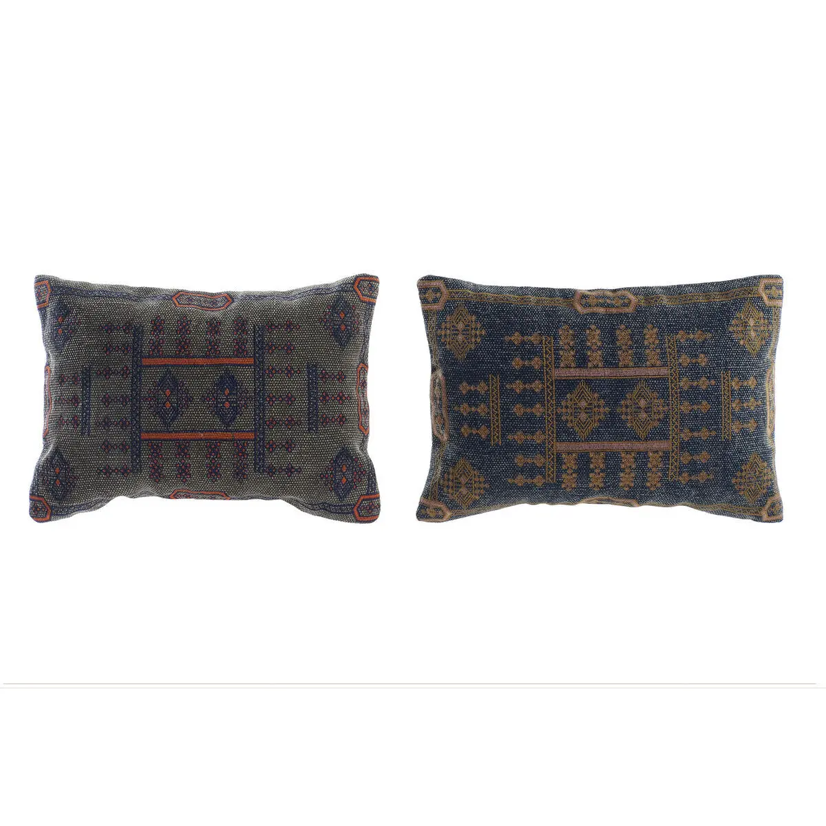 8424001856930 - Cushion Blue Orange Squared Arab 50 x 10 x 35 cm (2 Units)