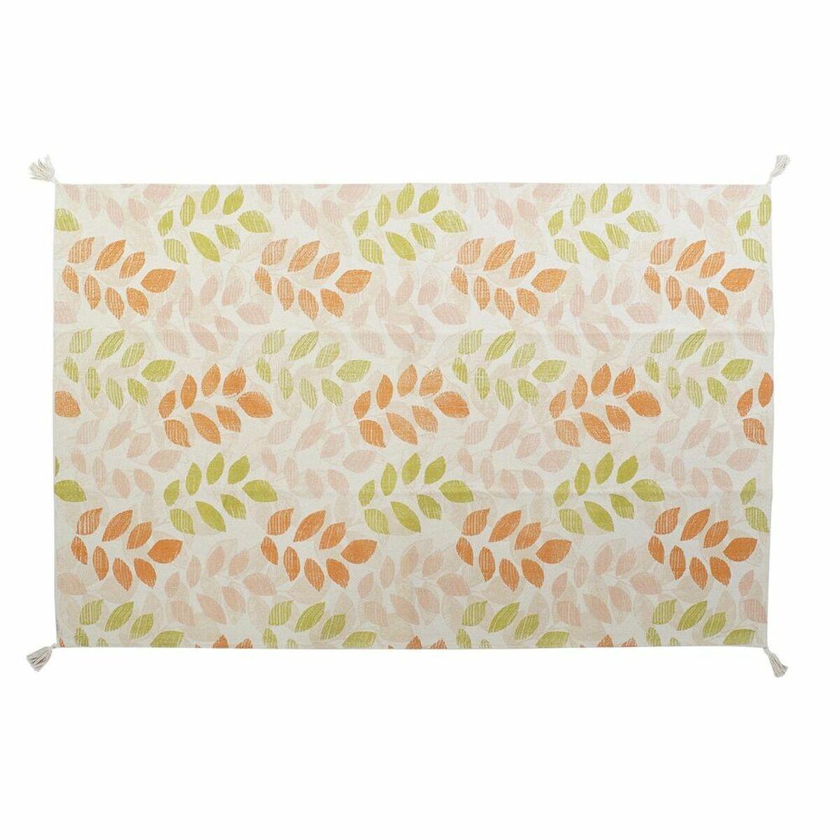 8424001967179 - Teppich Beige Multicolour -Blatt einer Pflanze (160 x 230 x 1 cm)