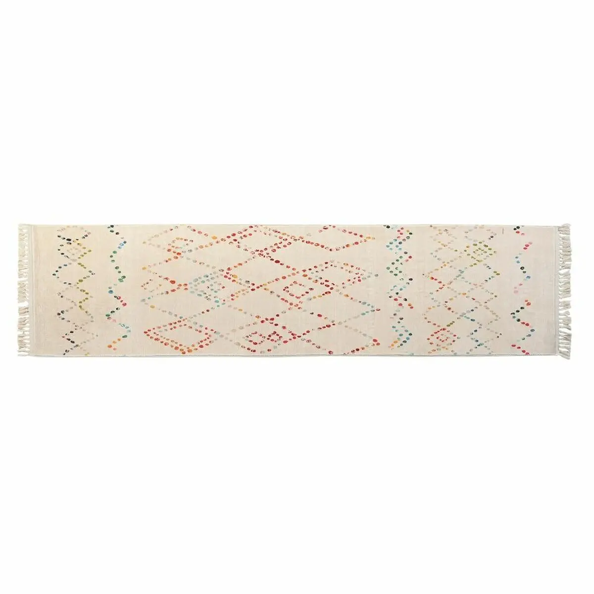 8424001970346 - Teppich 60 x 240 x 07 cm Polyester mehrfarbiger Rhombus